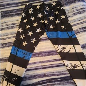 Curves Blue Line leggings *M*
